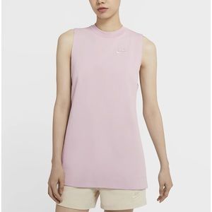 Nike Women’s Pink Sportswear Jersey Tunic Top